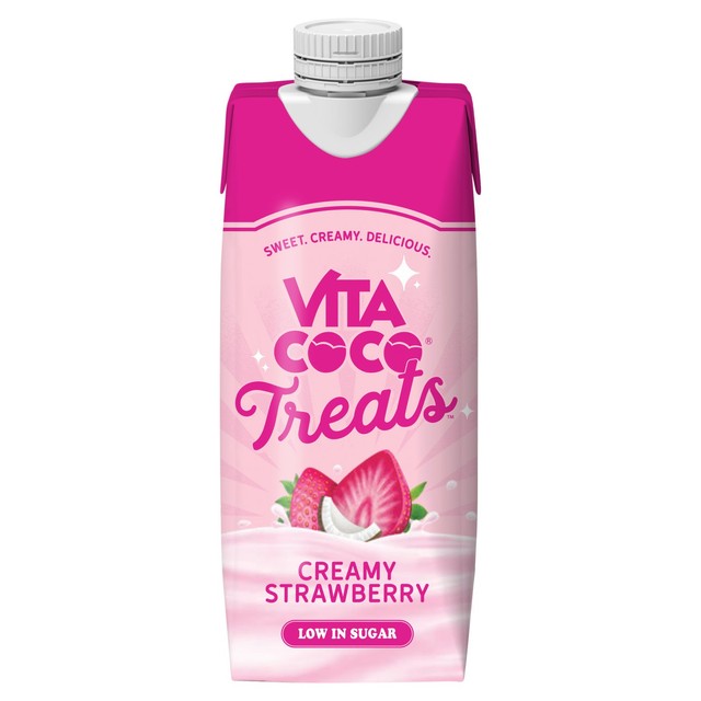 Vita Coco creamy strawberry coconut drink 330ml (British brand)