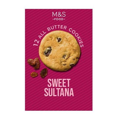 M&S M&S Sultana Cookies All Butter Biscuits 200g- Buy online at McGrocer