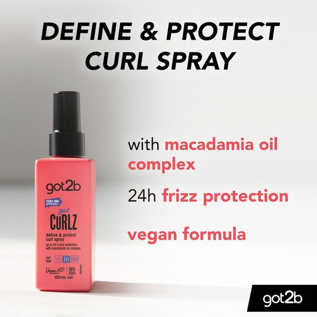 Got2b Got Curls Define & Protect Curl Spray 150ml, UK version