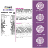 Centrum Conception Fertility Support vitamins 30 tablets - British product