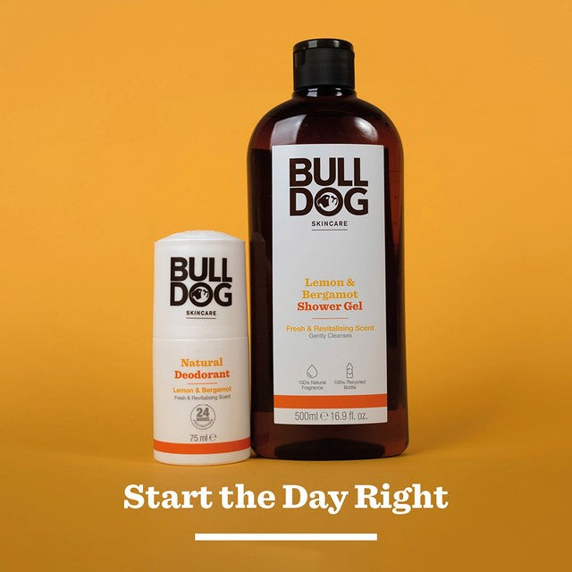 Bulldog Lemon & Bergamot shower gel 500ml, UK version