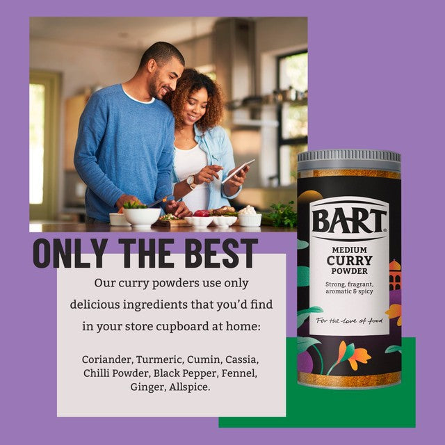 Bart medium curry powder 90g - British product