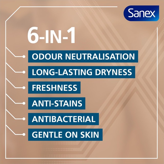 Sanex Men Active Control Antiperspirant Roll-On Deodorant 50ml (British brand)