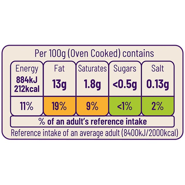 Ocado Salmon Side Skin On Boneless 1kg, imported from the UK