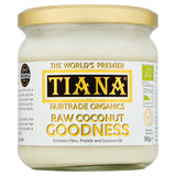 Tiana Raw Coconut Goodness coconut flesh jar 350ml (British brand)