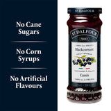 St Dalfour blackcurrant fruit spread 284g (British brand)