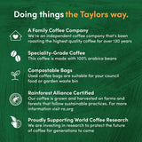 Taylors Of Harrogate Rich Italian Ground Coffee Bags (British brand)