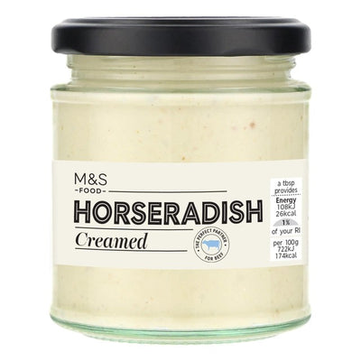 M&S M&S Creamed Horseradish Sauce 160g- Buy online at McGrocer