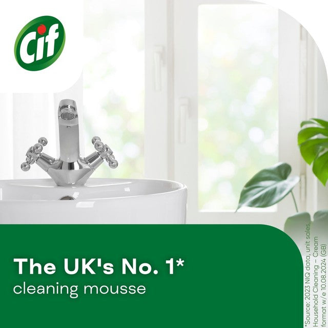 Cif citrus bathroom cleaner mousse 500ml - British product