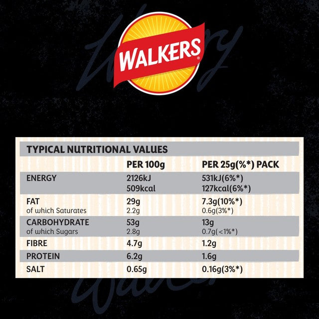 Walkers BBQ Sauce flavour crisps 6-pack (British brand)