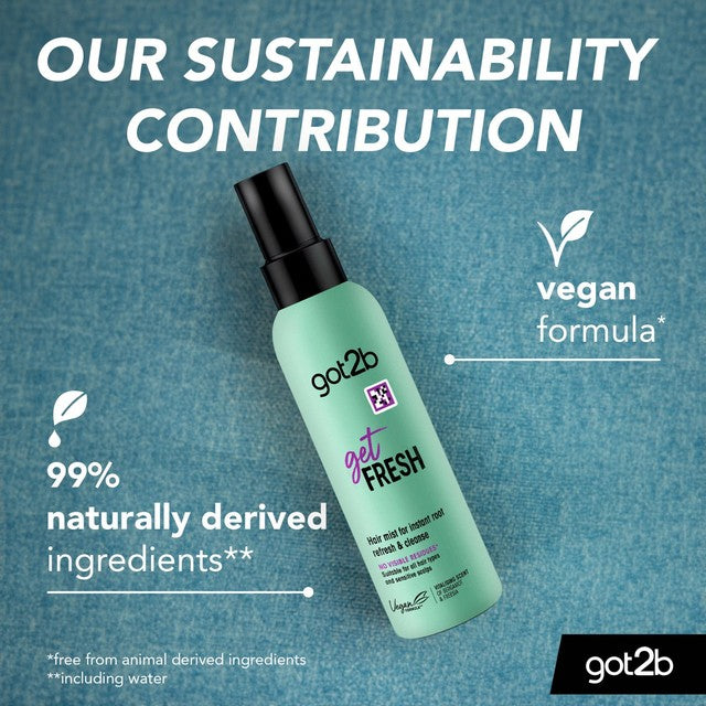 Got2b Get Fresh dry shampoo hair mist 150ml, UK version