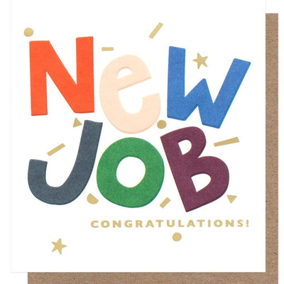 M&S Caroline Gardner New Job Congratulations Card 13.5 x 12.5 cm- Buy online at McGrocer