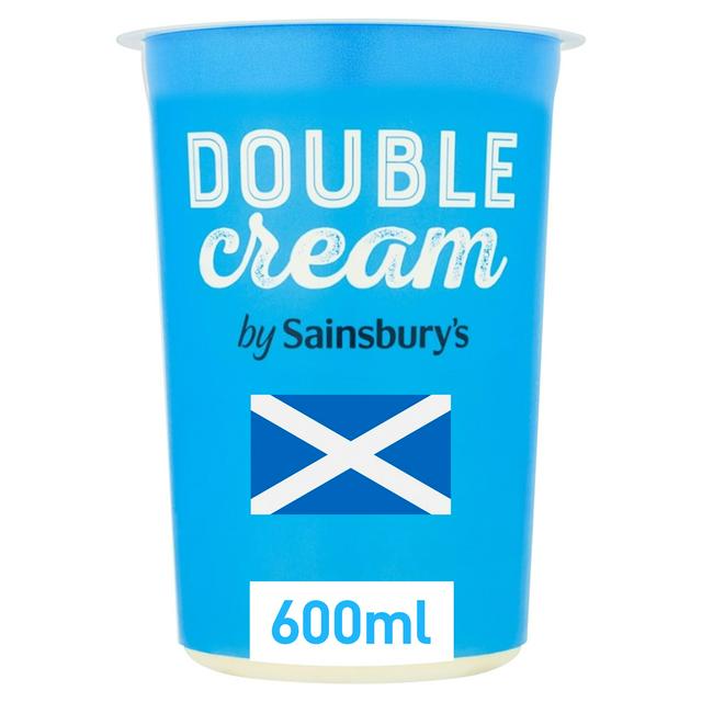 Sainsburys Scottish Double Cream 600ml