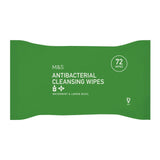 M&S antibacterial cleansing wipes watermint & lemon basil 72 pack, imported from the UK