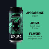 Mad Squirrel West Coast IPA beer 440ml can, imported from the UK