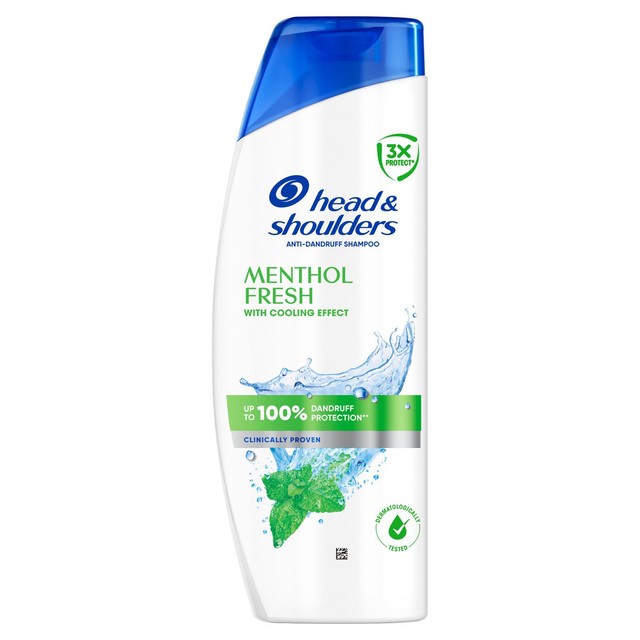 Head & Shoulders menthol shampoo 400ml, UK version