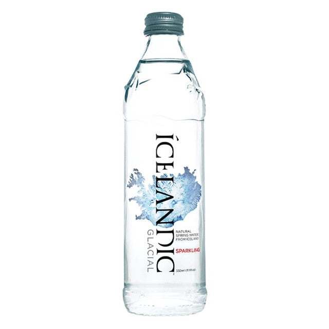 Icelandic Glacial sparkling mineral water 330ml, UK version