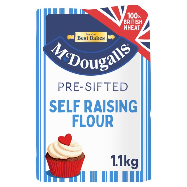 McDougalls Self Raising Flour 1.1kg, imported from the UK