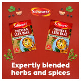 Schwartz creamy chicken and leek bake recipe mix 36g (British brand)