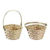 EuroWrap Easter Treat Basket beige 20cm diameter 33cm height - British product