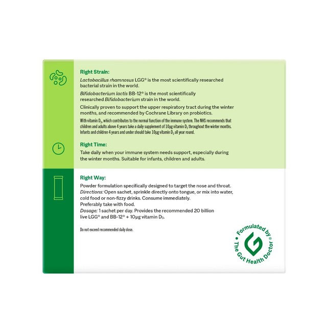 Smart Strains immunity probiotic supplement 30 sachets (British brand)