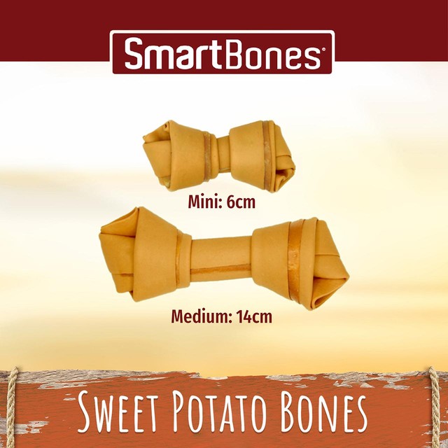 SmartBones Sweet Potato Dog Treats 158g (British brand)