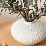 M&S medium white ceramic vase, imported from the UK