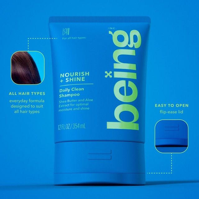 Being NOURISH + SHINE Daily Clean Shampoo (British brand)