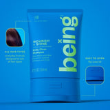 Being NOURISH + SHINE Daily Clean Shampoo (British brand)