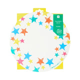 Talking Tables star paper plates 23cm (British brand)