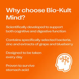 Bio-Kult Mind probiotic supplement capsules 60 pack - British product