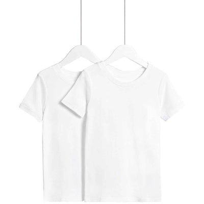 M&S M&S Kids Heatgen Thermal Tops 5-6 Years White 2-Pack- Buy online at McGrocer