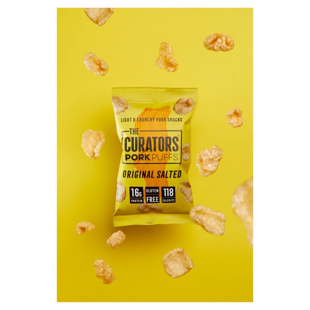 The Curators Salted Pork Puffs 25g (British brand)