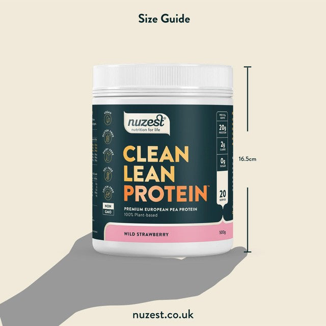Nuzest wild strawberry protein powder 500g, imported from the UK