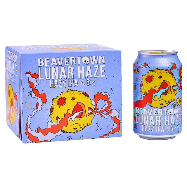 Beavertown Lunar Haze Hazy IPA 4 x 330 ml - Produit britannique