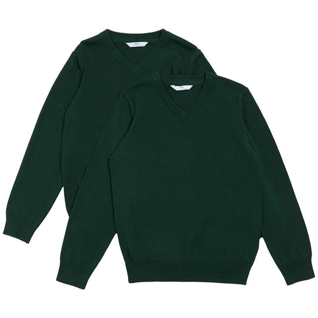 M&S Cotton Jumper 2 Pack 8-9 Years, imported from the UK