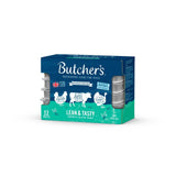 Butcher's Lean & Tasty Low Fat Dog Food Trays 12 x 150g - British product