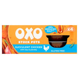 Oxo Reduced Salt Chicken Stock Pots 4x20g, imported from the UK