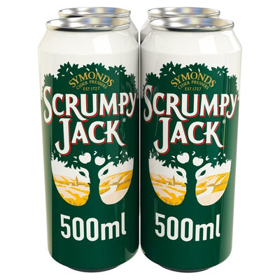 M&S Scrumpy Jack Premium Cider Cans 4 x 500ml- Buy online at McGrocer