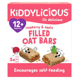 Kiddylicious Raspberry Apple Filled Oat Bars 12 Months 5 x 21g