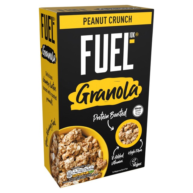 FUEL10K Peanut Crunch granola cereal 400g - British product
