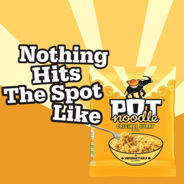 Pot Noodle Original Curry instant noodles 2 servings British brand