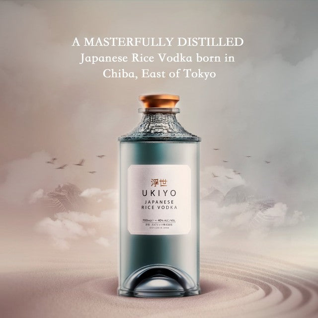 Ukiyo Japanese Rice Vodka 70cl (British brand)