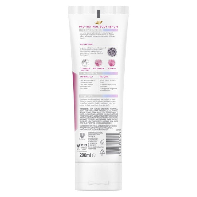 Dove Pro-Retinol body serum - British product