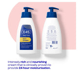 E45 Rich Moisturiser Cream 400ml Pump - British product