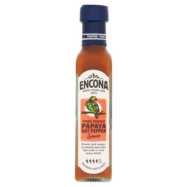 Encona West Indies papaya hot pepper sauce 142ml - British product