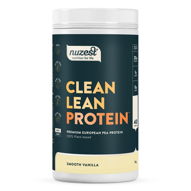 Nuzest Smooth Vanilla Clean Lean Protein Powder 1kg, imported from the UK