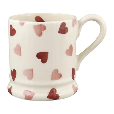 M&S Emma Bridgewater Pink Hearts Handpainted Ceramic Mug 300ml- Buy online at McGrocer
