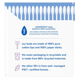 Johnson's Baby cotton buds 200 pack - British product
