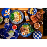Mizkan ramen broth rich miso and maitake mushrooms 360ml, imported from the UK